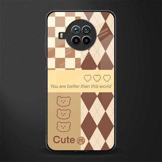 you're my world brown edition glass case for mi 10i image
