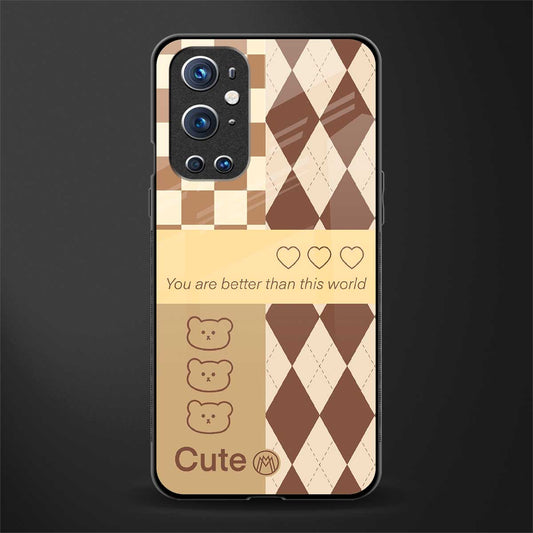 you're my world brown edition glass case for oneplus 9 pro image