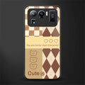 you're my world brown edition glass case for mi 11 ultra 5g image
