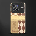 you're my world brown edition glass case for vivo x80 image