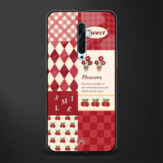 you're my world red edition glass case for oppo reno 2f image