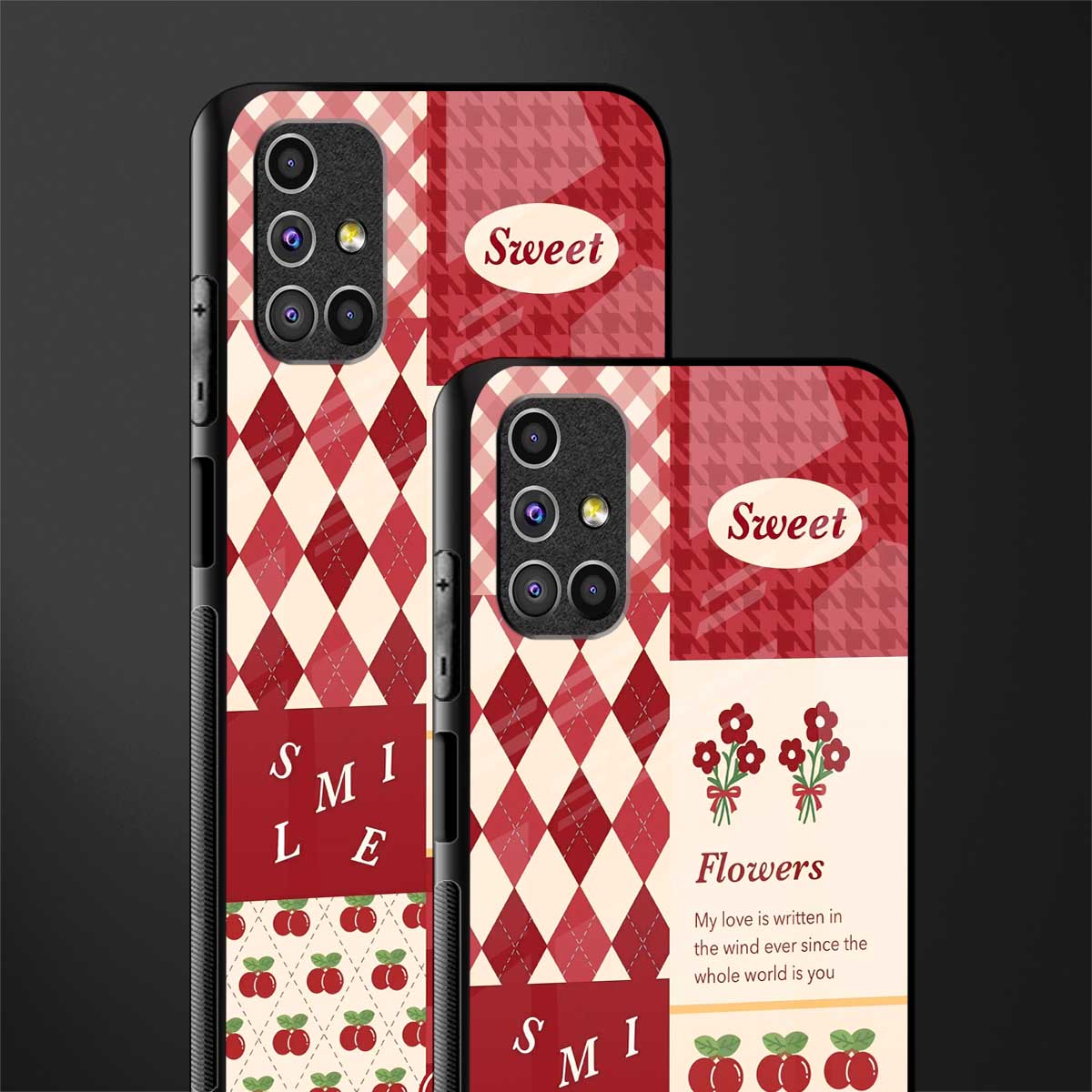 you're my world red edition glass case for samsung galaxy m51 image-2