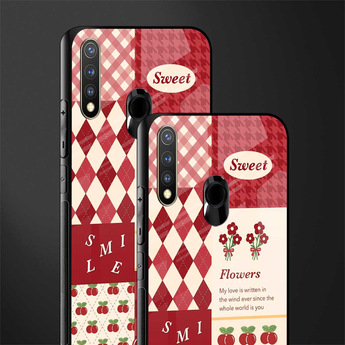 you're my world red edition glass case for vivo y19 image-2