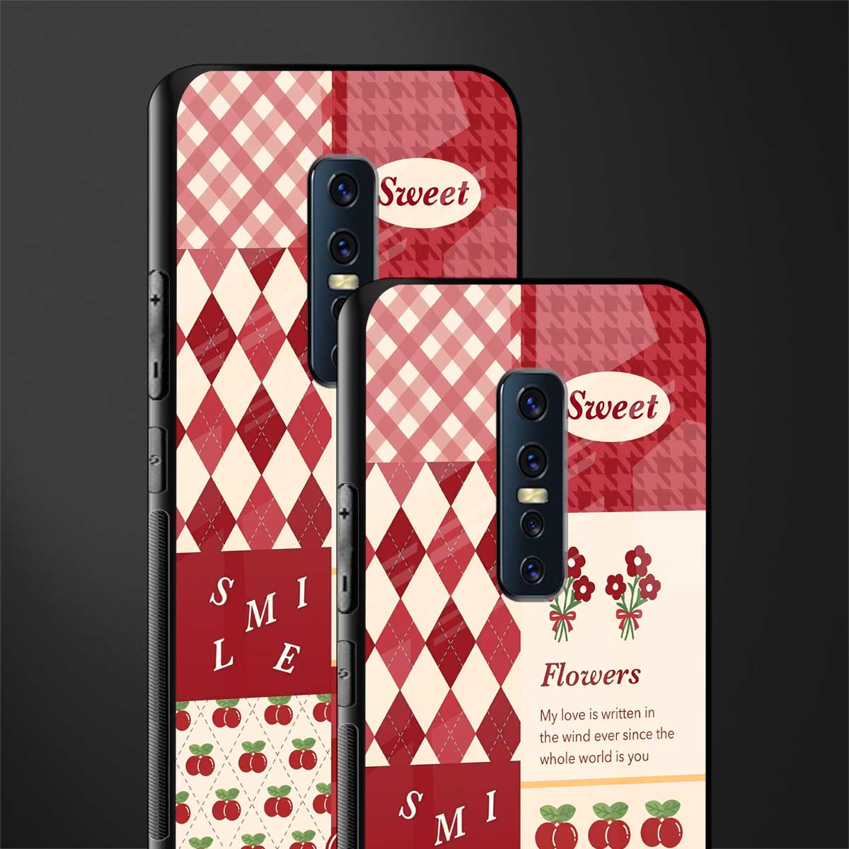 you're my world red edition glass case for vivo v17 pro image-2