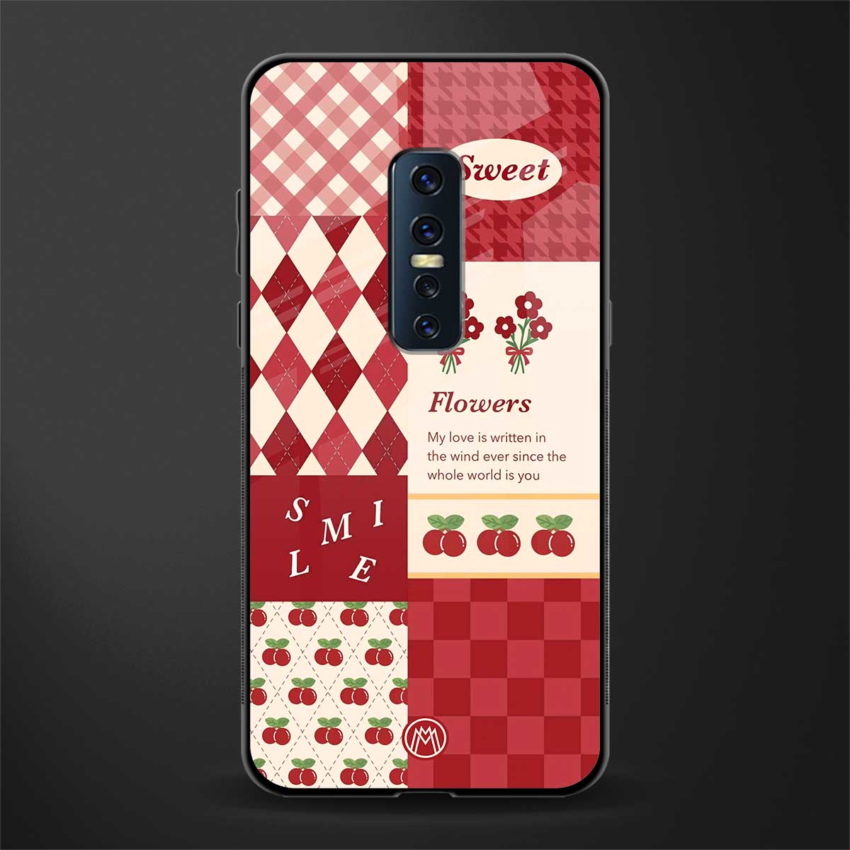 you're my world red edition glass case for vivo v17 pro image