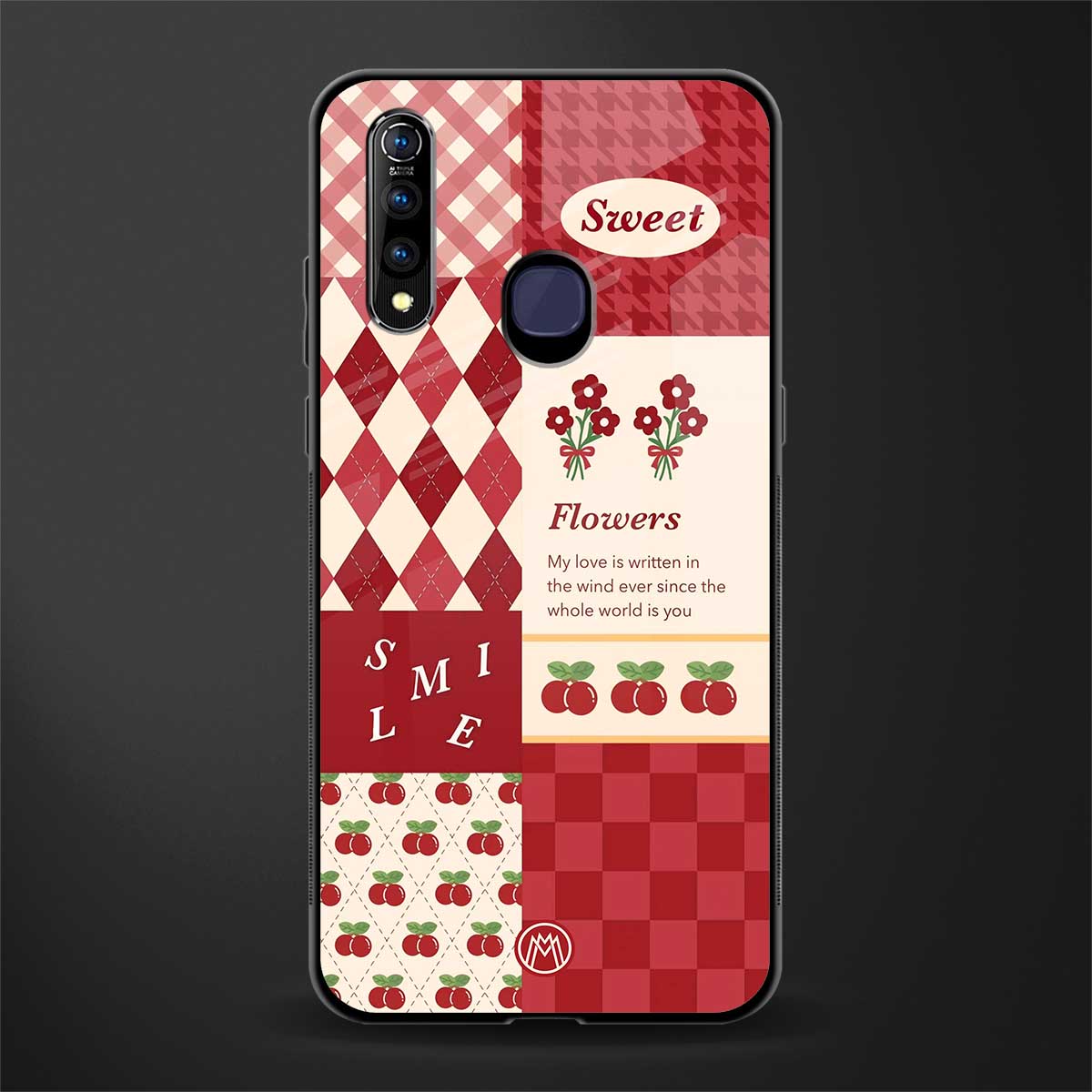 you're my world red edition glass case for vivo z1 pro image