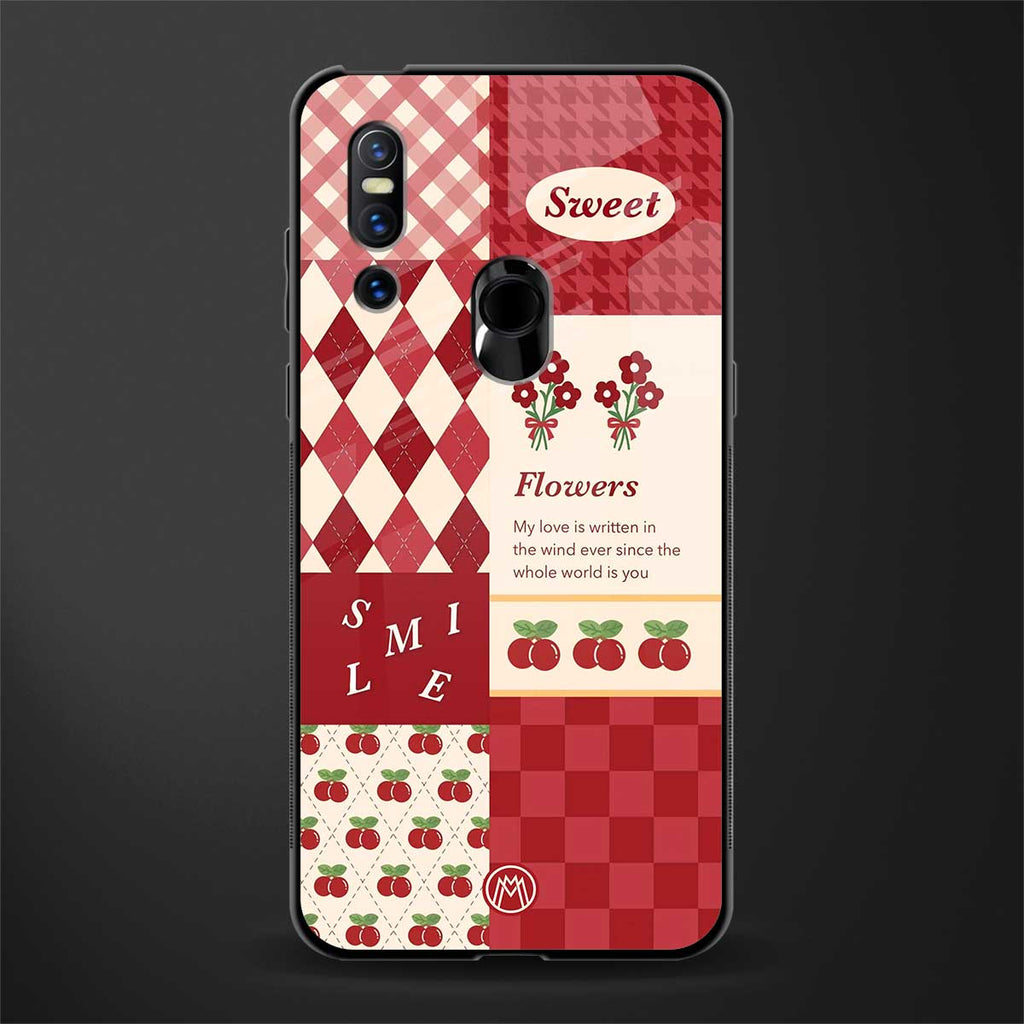 you're my world red edition glass case for vivo v15 image