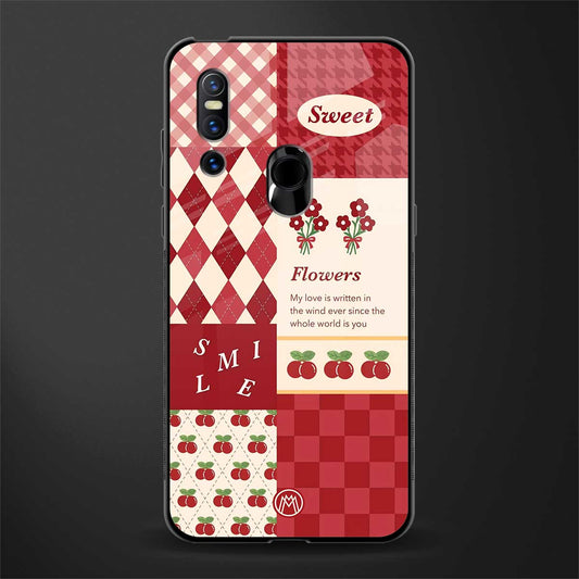 you're my world red edition glass case for vivo v15 image
