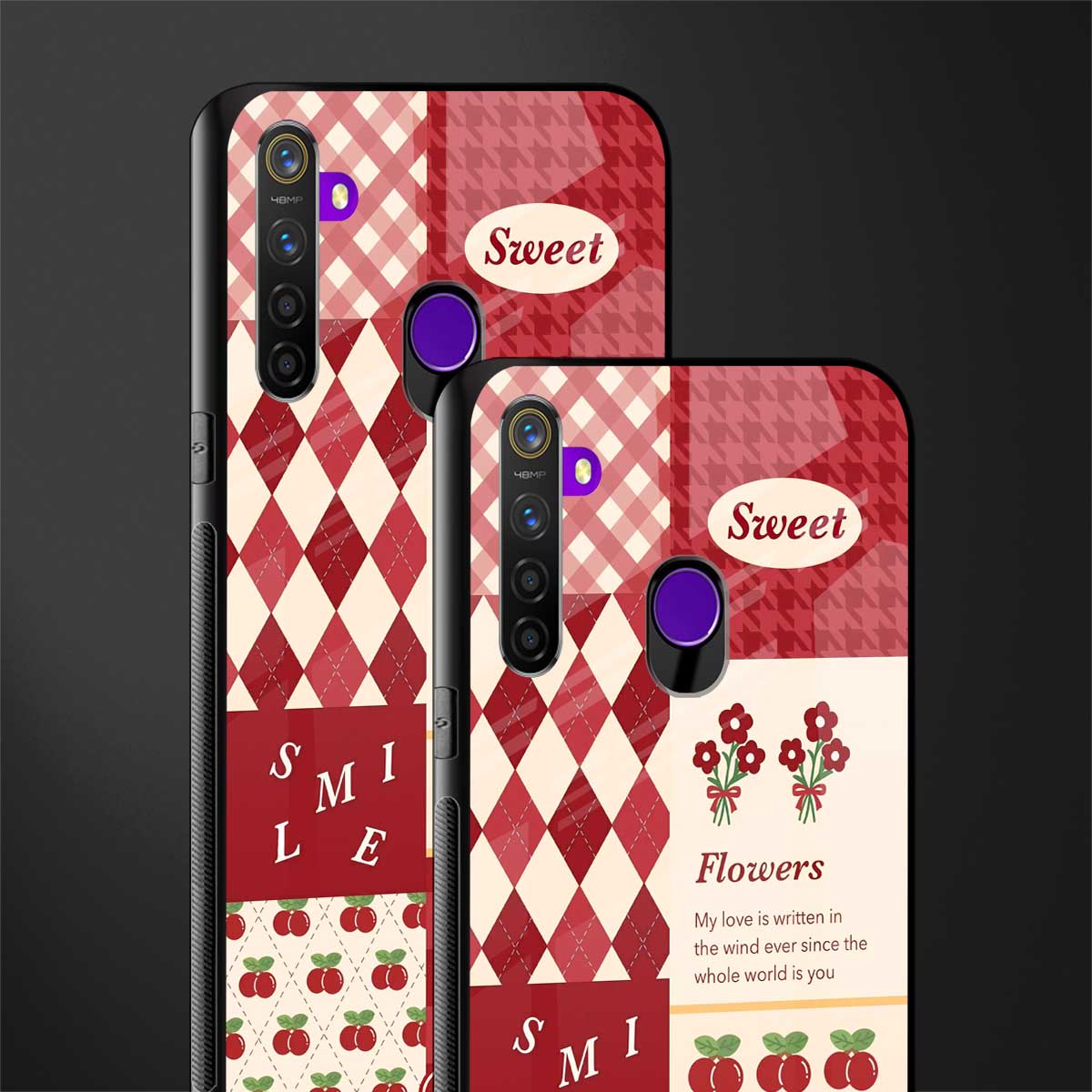 you're my world red edition glass case for realme 5s image-2