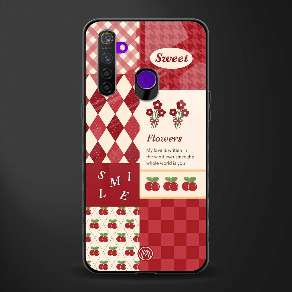 you're my world red edition glass case for realme 5 pro image