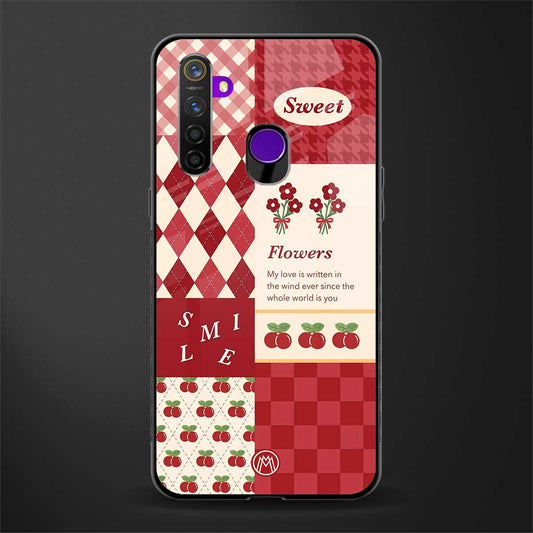 you're my world red edition glass case for realme 5i image