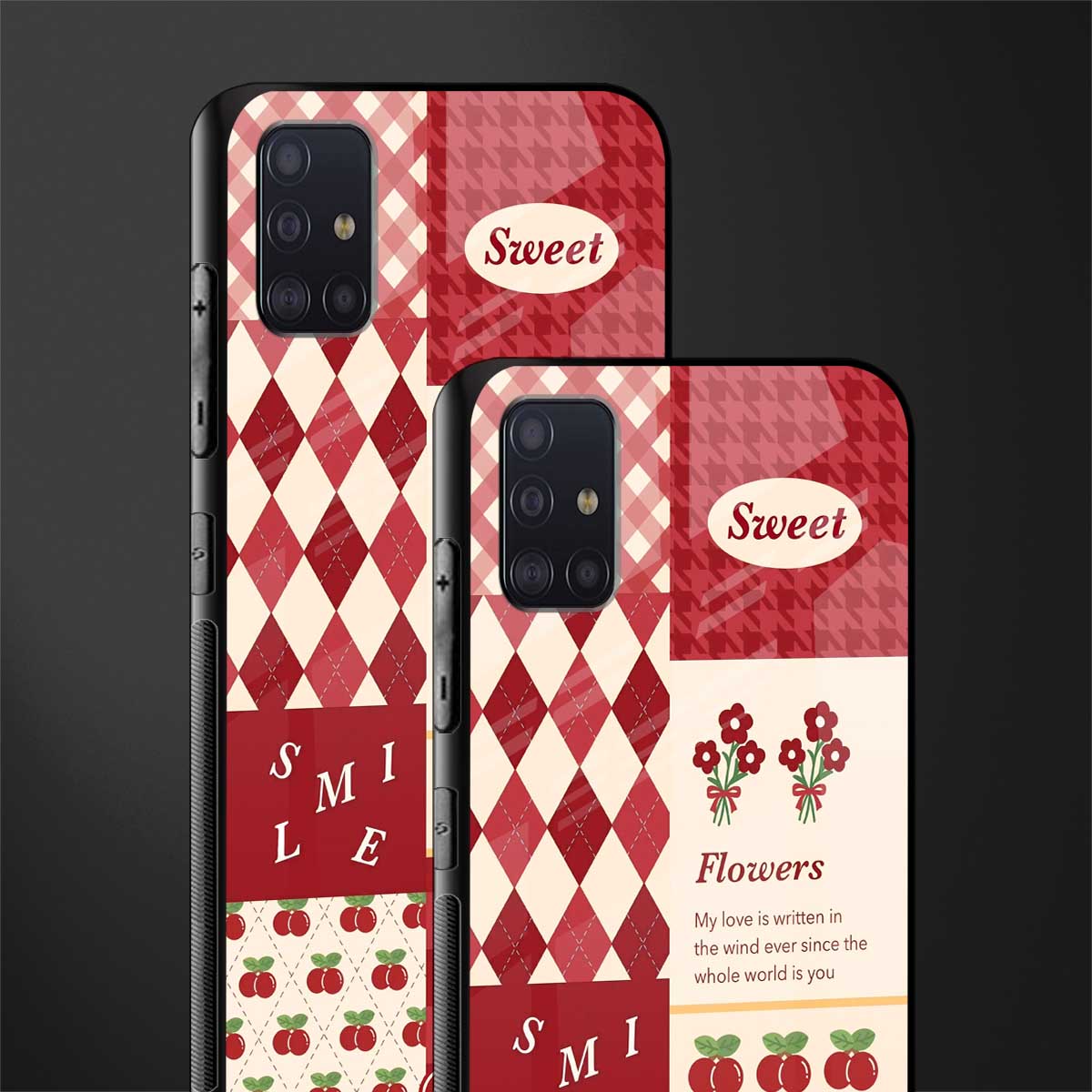 you're my world red edition glass case for samsung galaxy a71 image-2