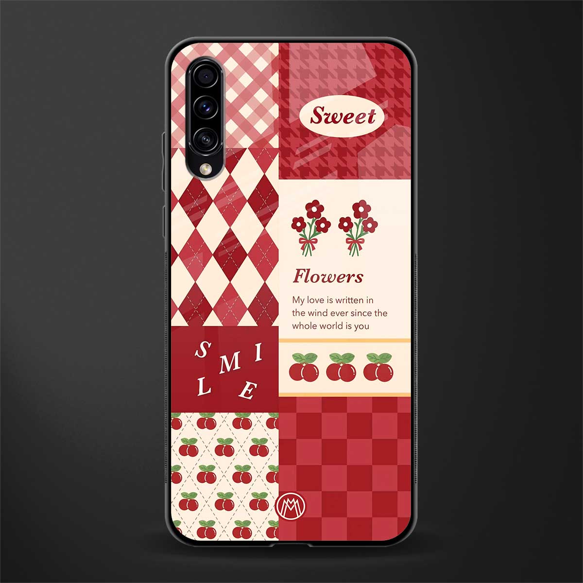 you're my world red edition glass case for samsung galaxy a30s image