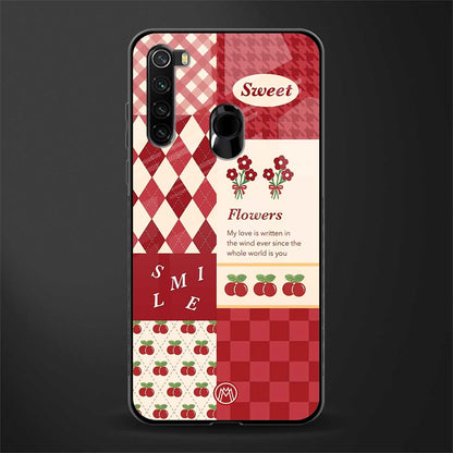 you're my world red edition glass case for redmi note 8 image