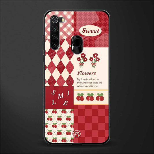 you're my world red edition glass case for redmi note 8 image