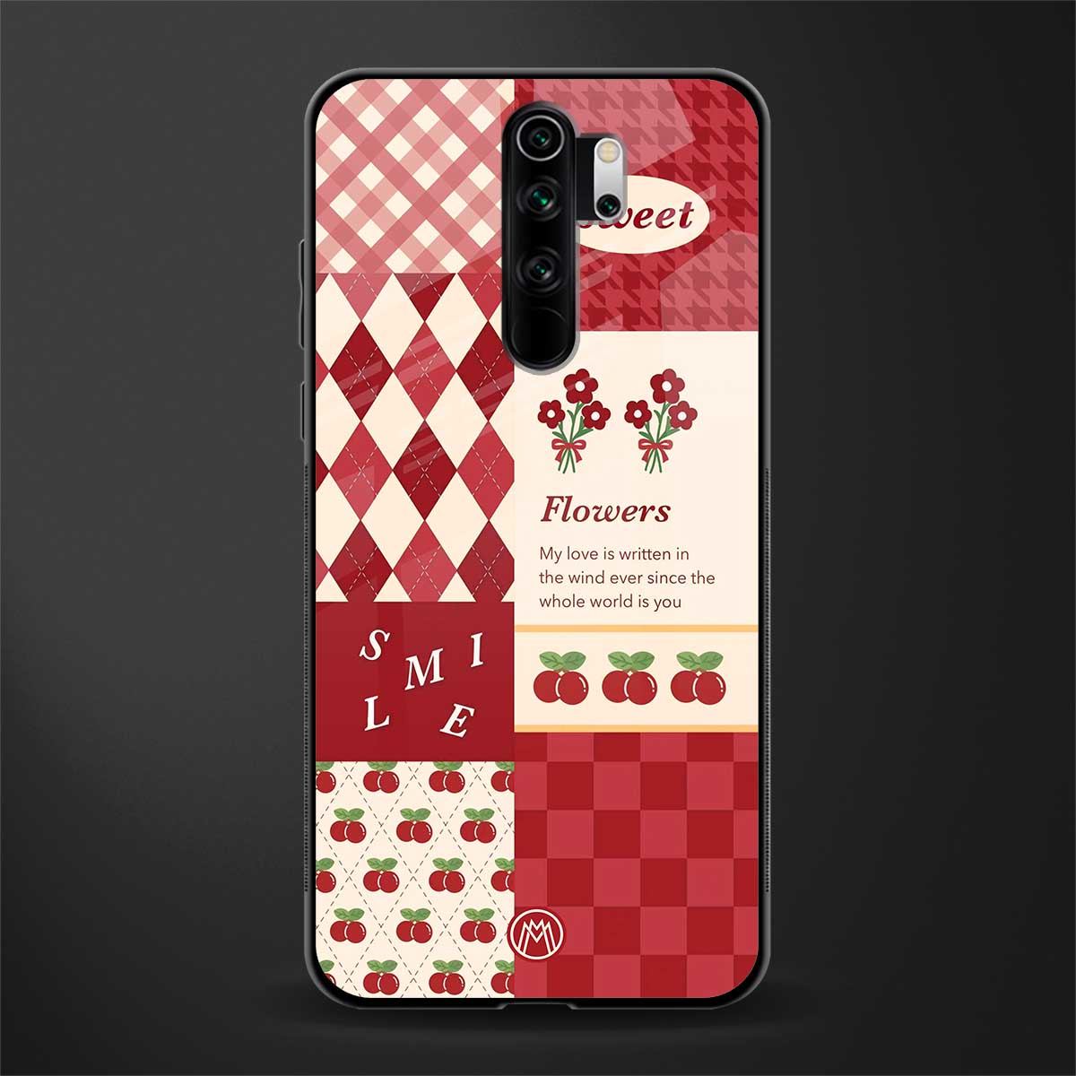 you're my world red edition glass case for redmi note 8 pro image
