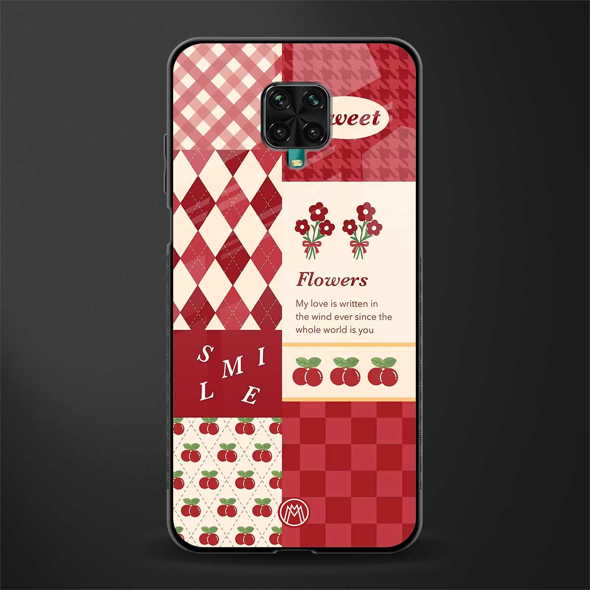 you're my world red edition glass case for redmi note 9 pro image