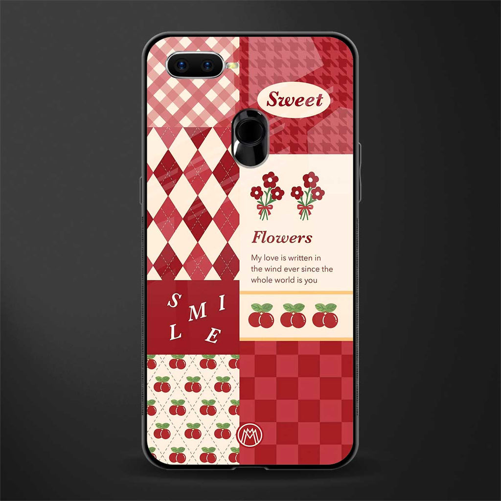 you're my world red edition glass case for oppo a12 image
