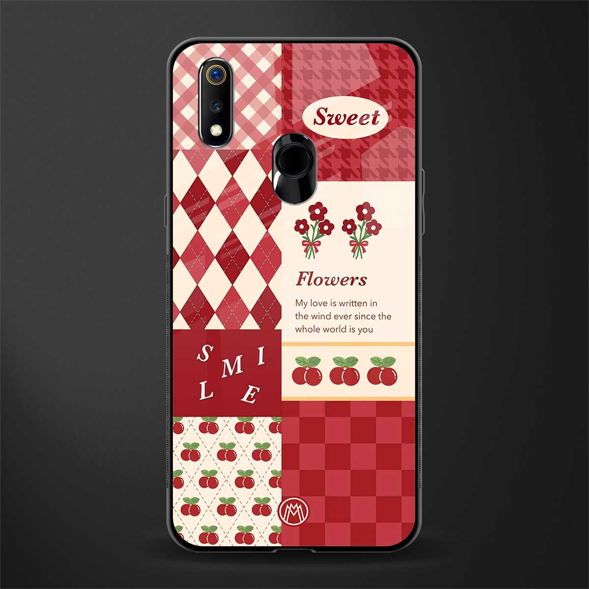 you're my world red edition glass case for realme 3 pro image