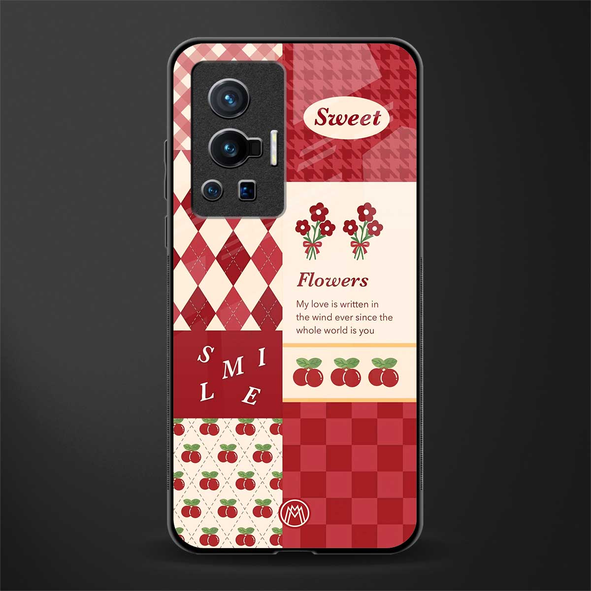 you're my world red edition glass case for vivo x70 pro image