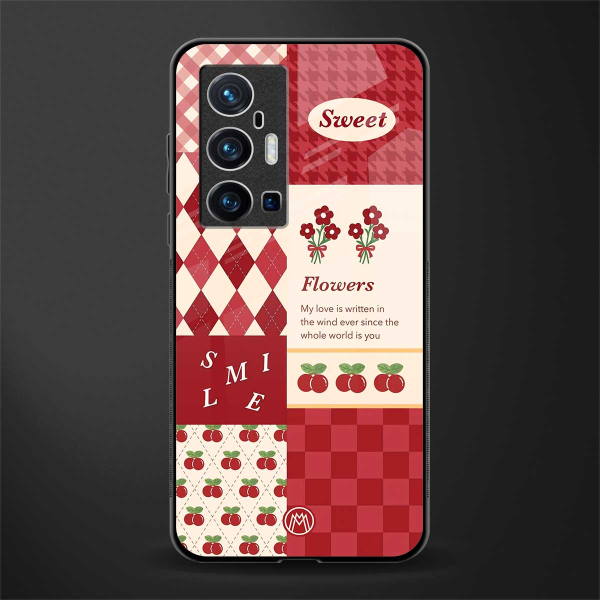 you're my world red edition glass case for vivo x70 pro plus image