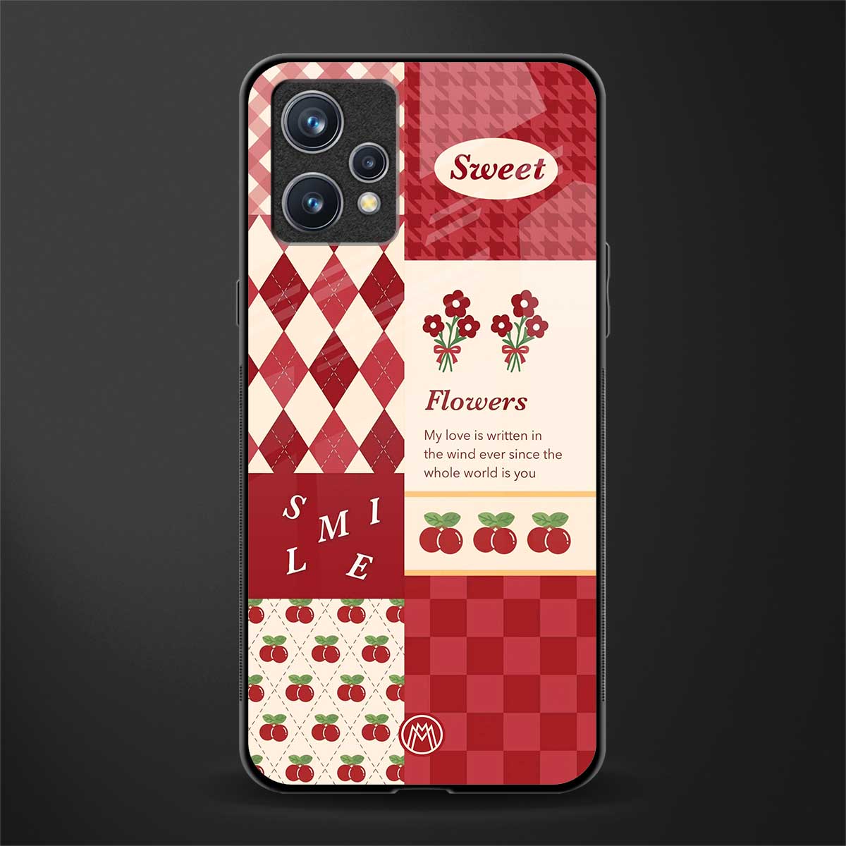 you're my world red edition glass case for realme 9 4g image