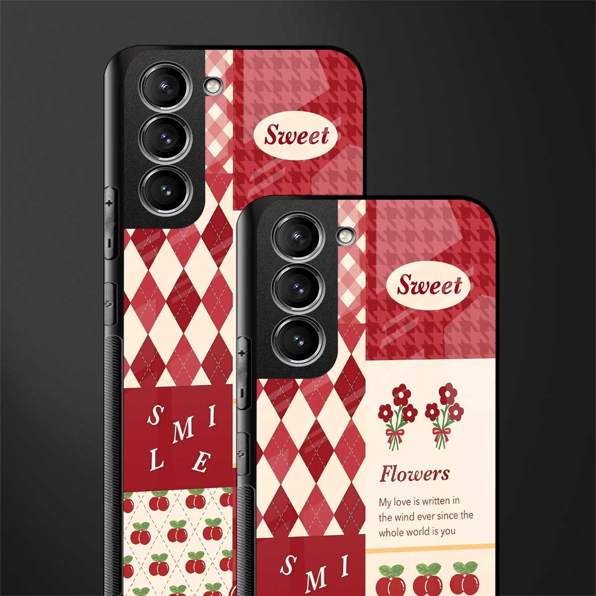 you're my world red edition glass case for samsung galaxy s21 fe 5g image-2