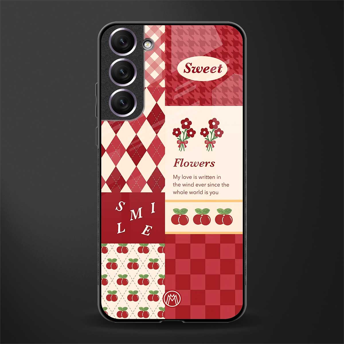 you're my world red edition glass case for samsung galaxy s21 image