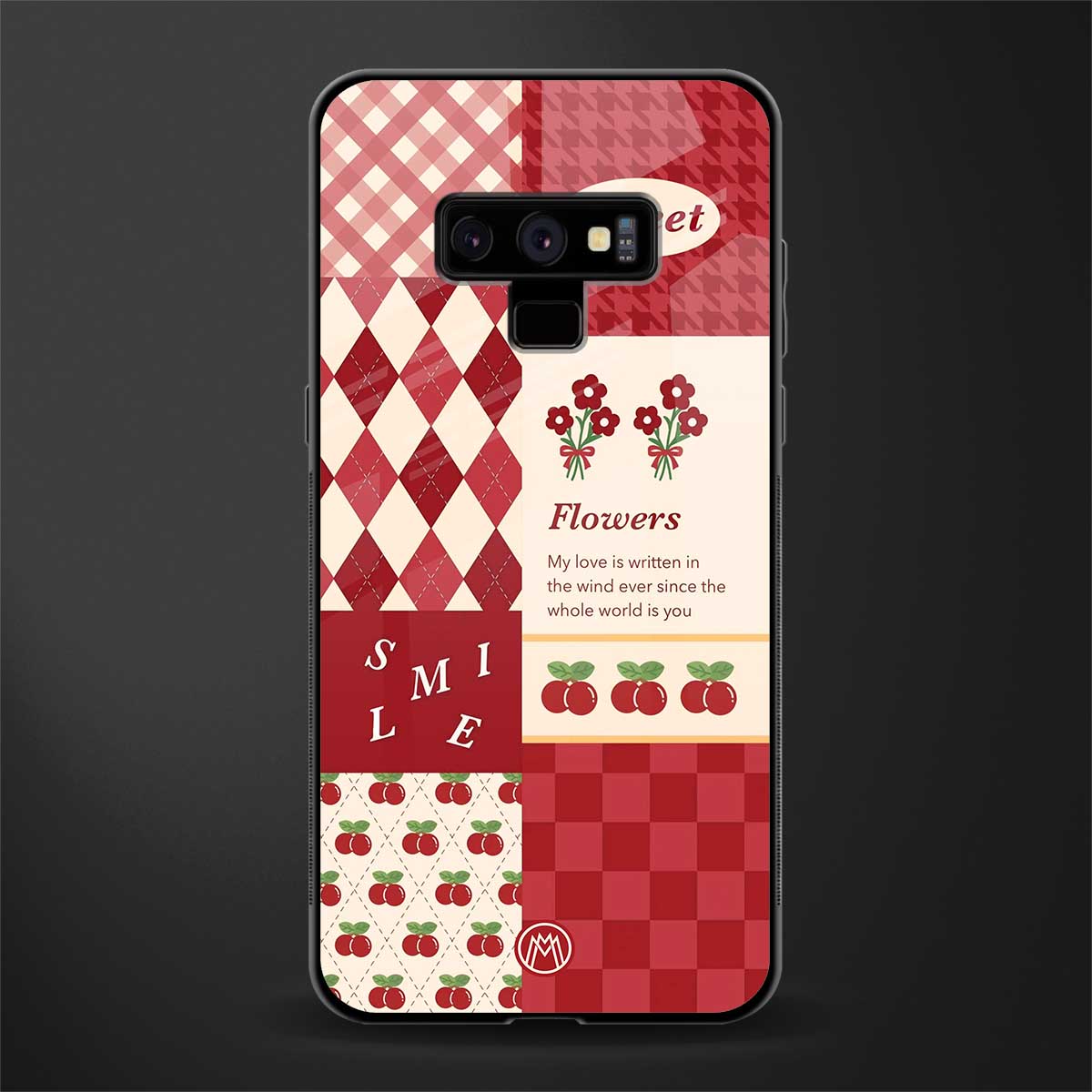 you're my world red edition glass case for samsung galaxy note 9 image