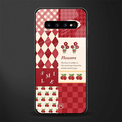 you're my world red edition glass case for samsung galaxy s10 plus image