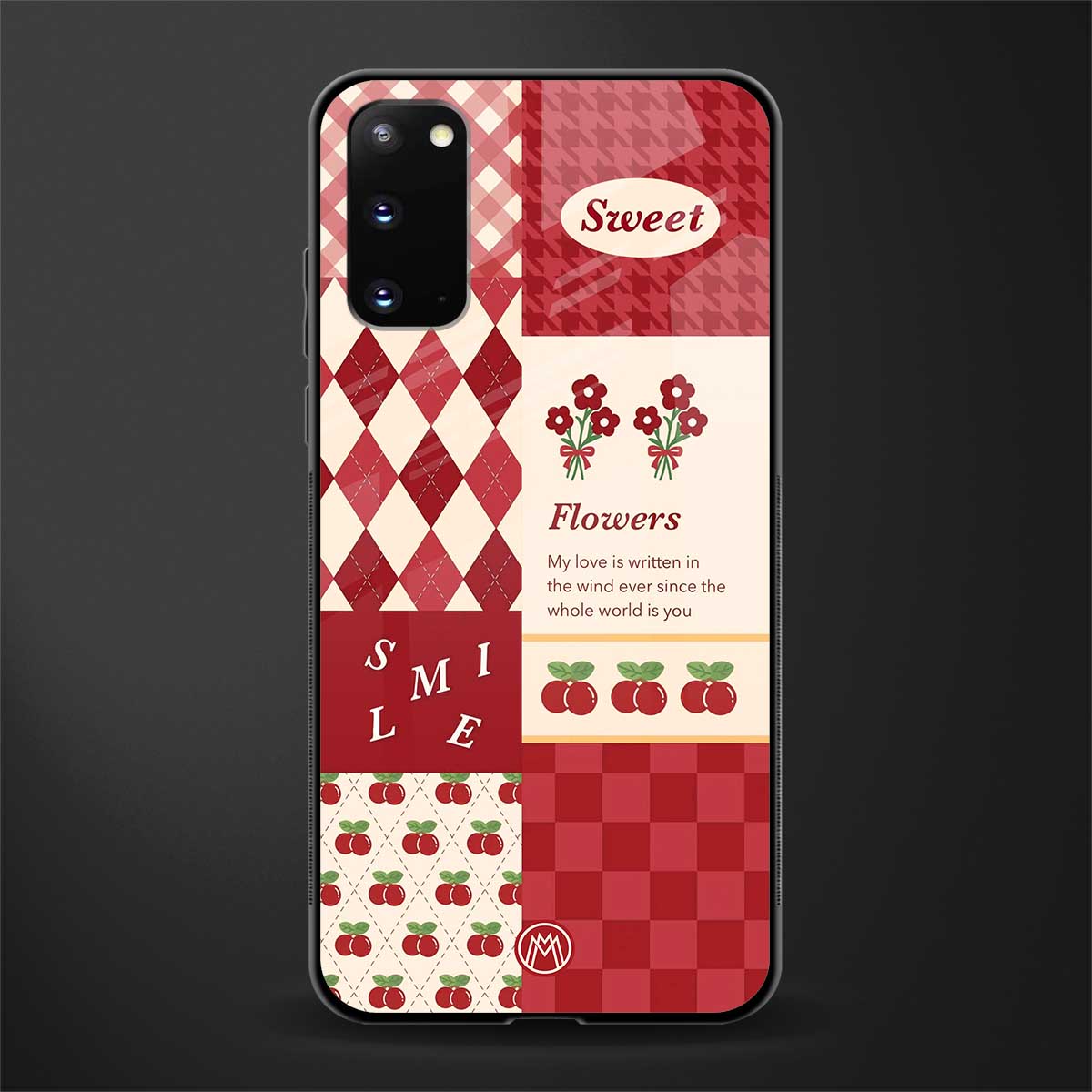 you're my world red edition glass case for samsung galaxy s20 image