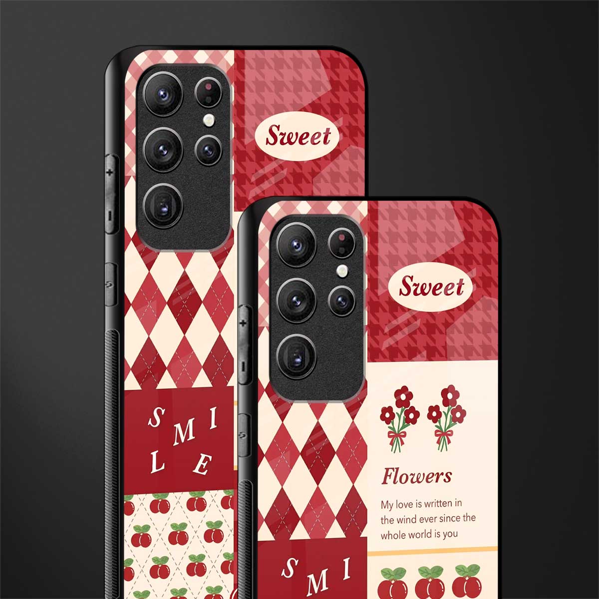you're my world red edition glass case for samsung galaxy s22 ultra 5g image-2