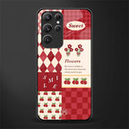 you're my world red edition glass case for samsung galaxy s21 ultra image