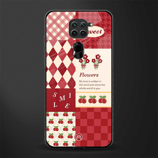 you're my world red edition glass case for redmi note 9 image