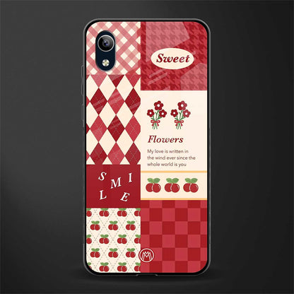 you're my world red edition glass case for vivo y1s without fingerprint image