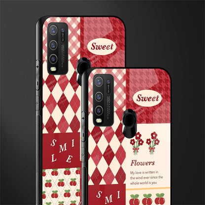 you're my world red edition glass case for vivo y50 image-2