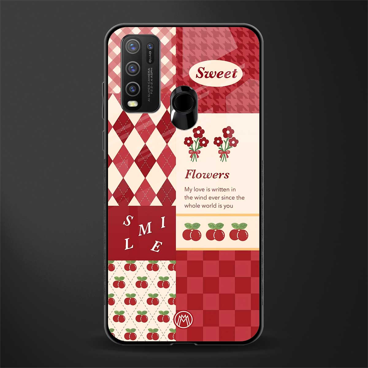 you're my world red edition glass case for vivo y30 image