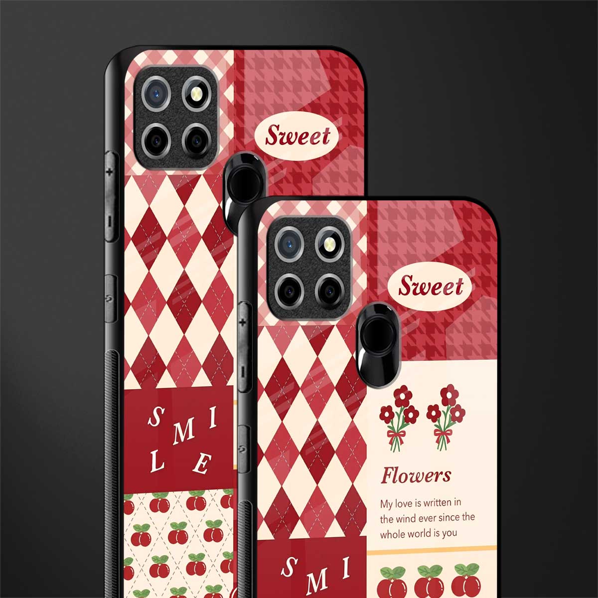 you're my world red edition glass case for realme c25 realme c25s image-2