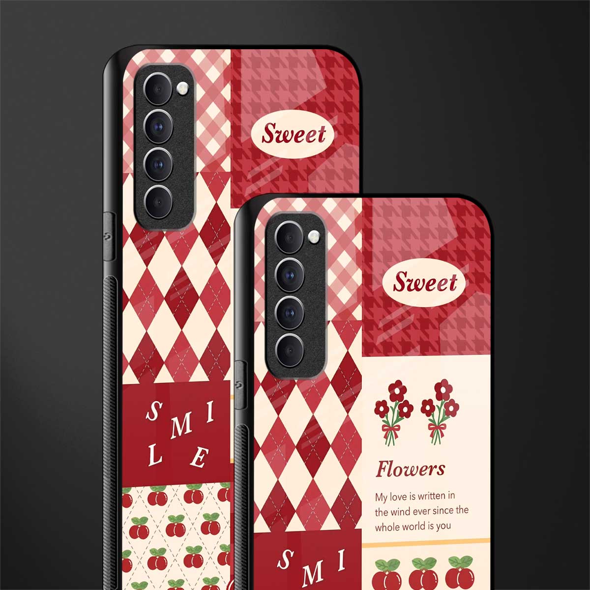 you're my world red edition glass case for oppo reno 4 pro image-2