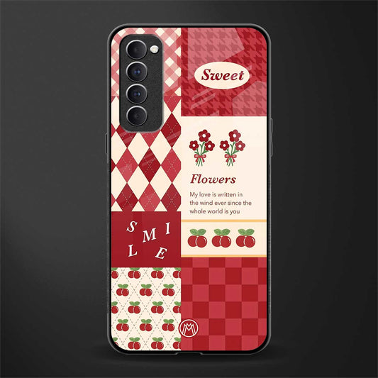 you're my world red edition glass case for oppo reno 4 pro image