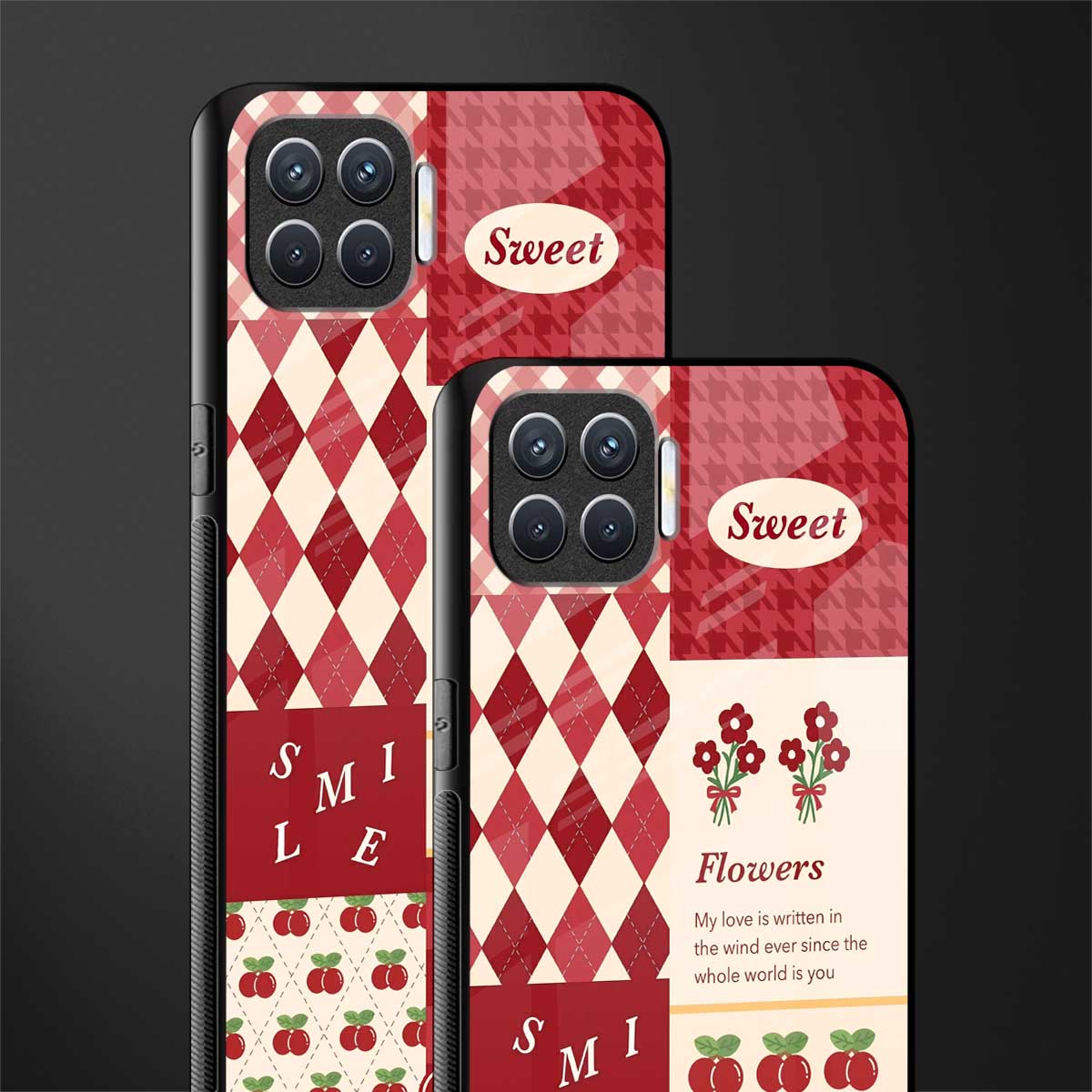 you're my world red edition glass case for oppo f17 image-2