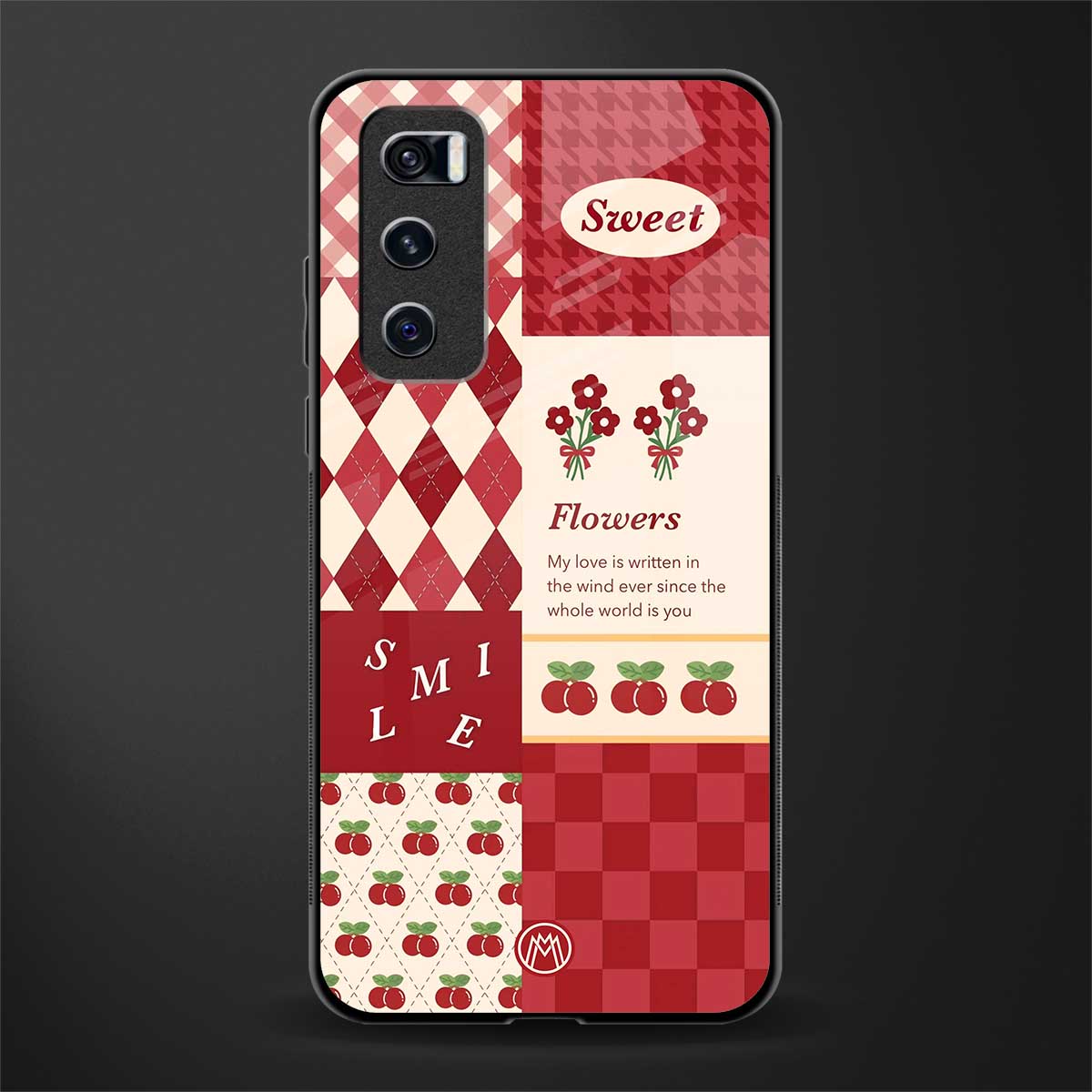 you're my world red edition glass case for vivo v20 se image