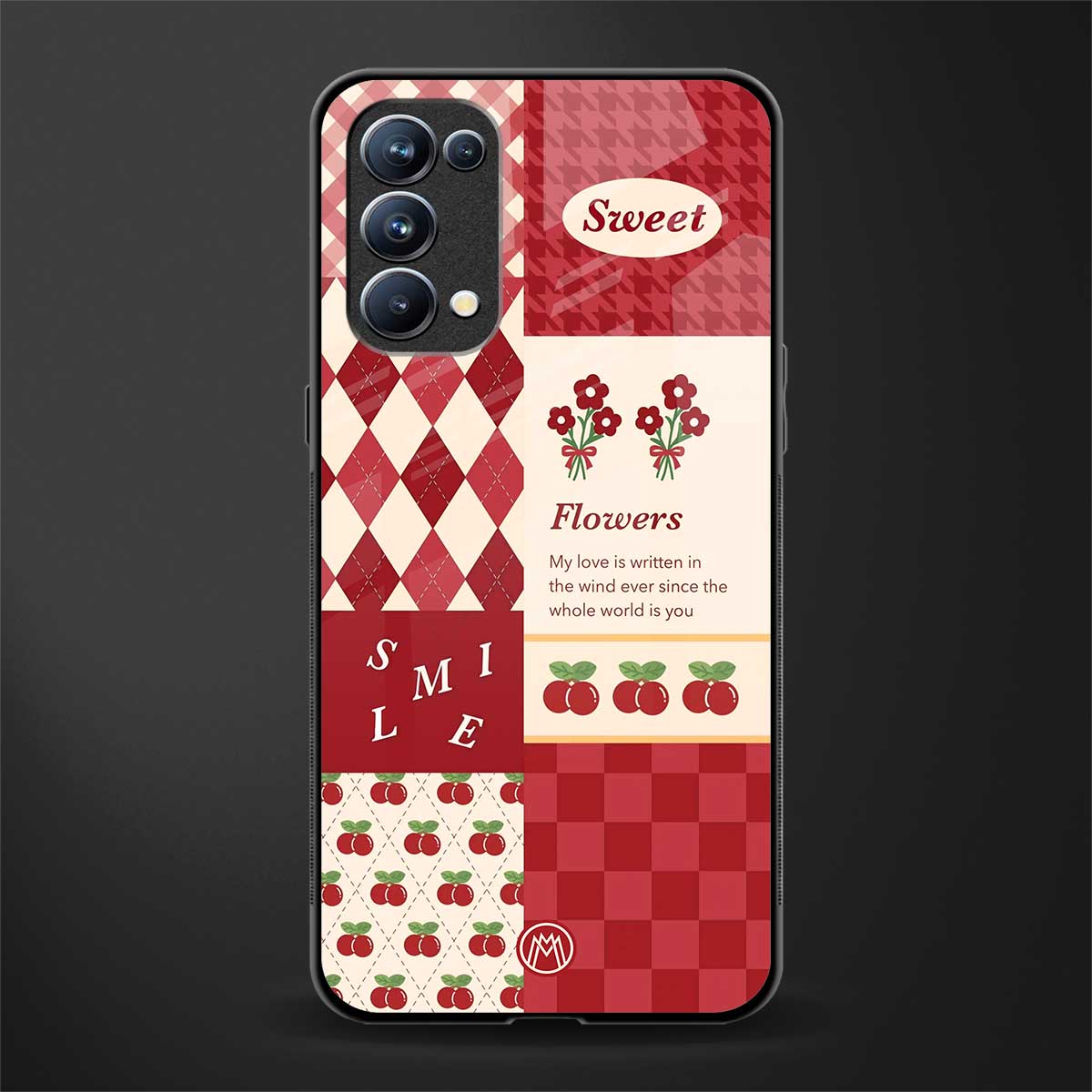 you're my world red edition glass case for oppo reno 5 pro image