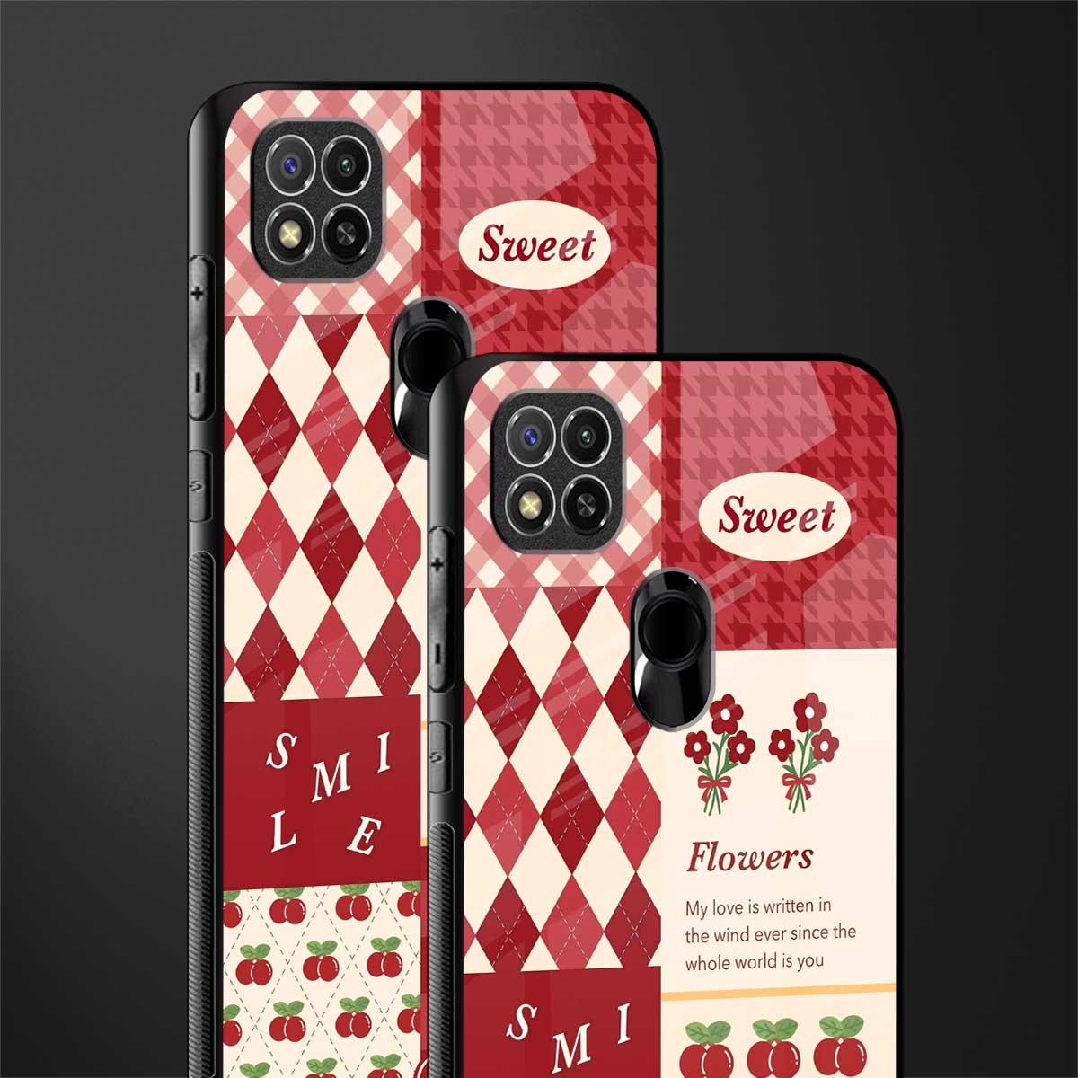 you're my world red edition glass case for redmi 9c image-2