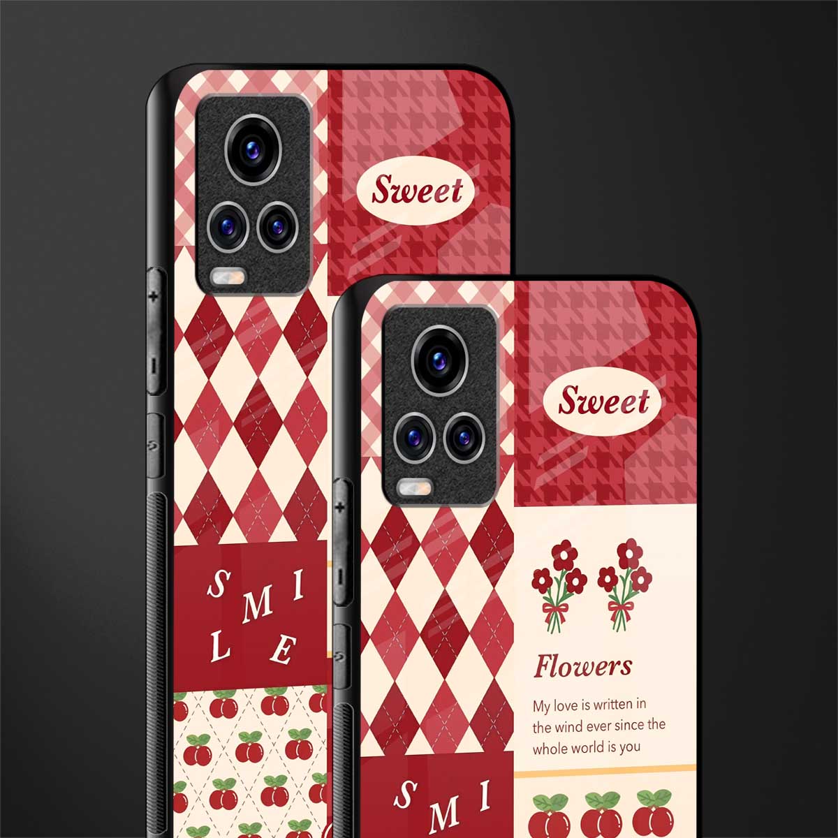 you're my world red edition glass case for vivo v20 pro image-2