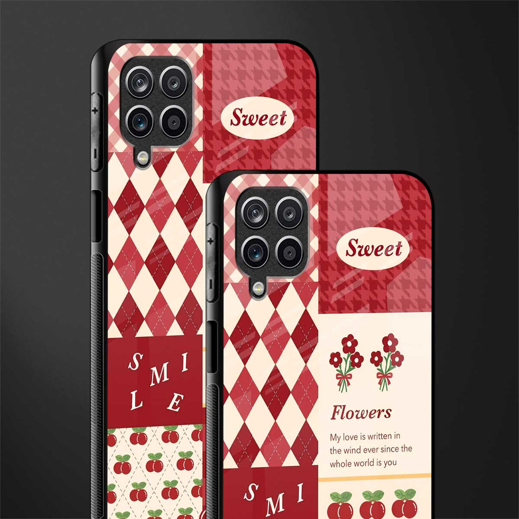 you're my world red edition glass case for samsung galaxy a12 image-2