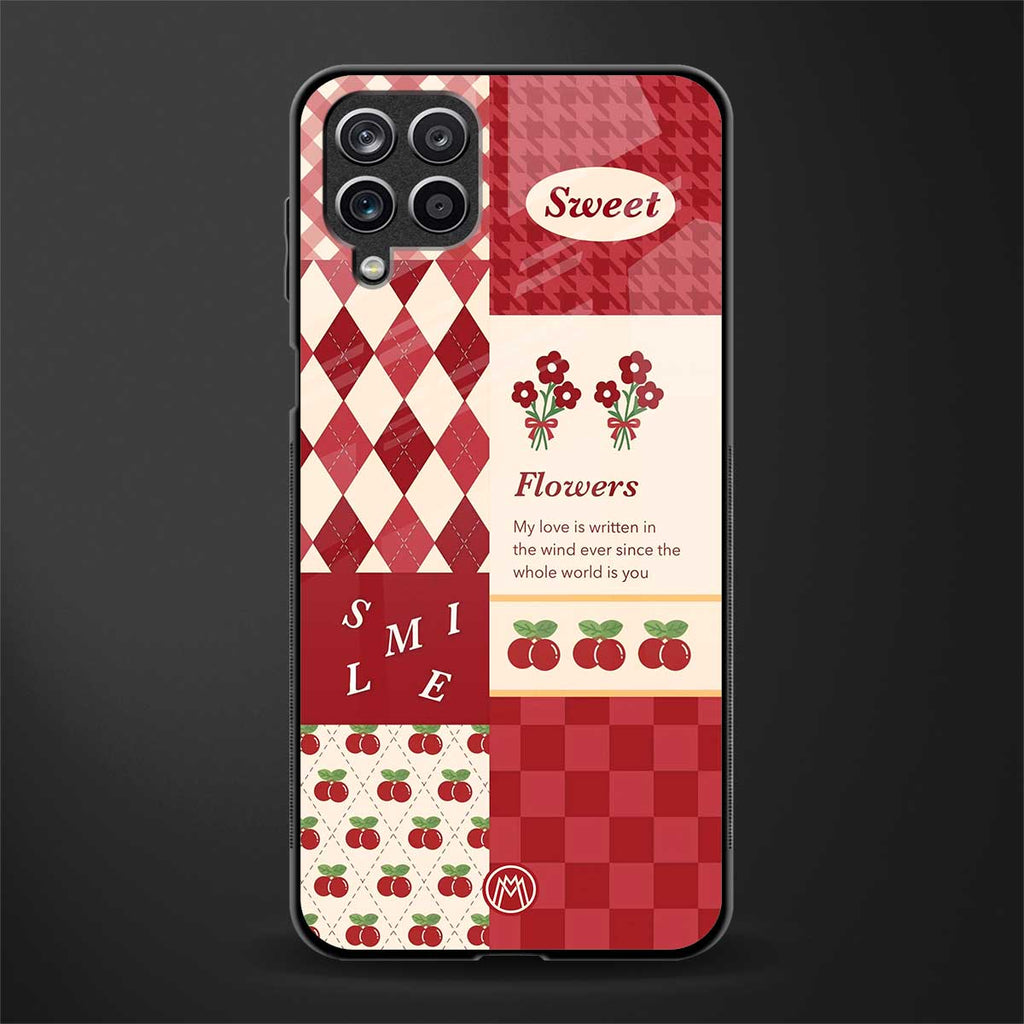 you're my world red edition glass case for samsung galaxy f12 image
