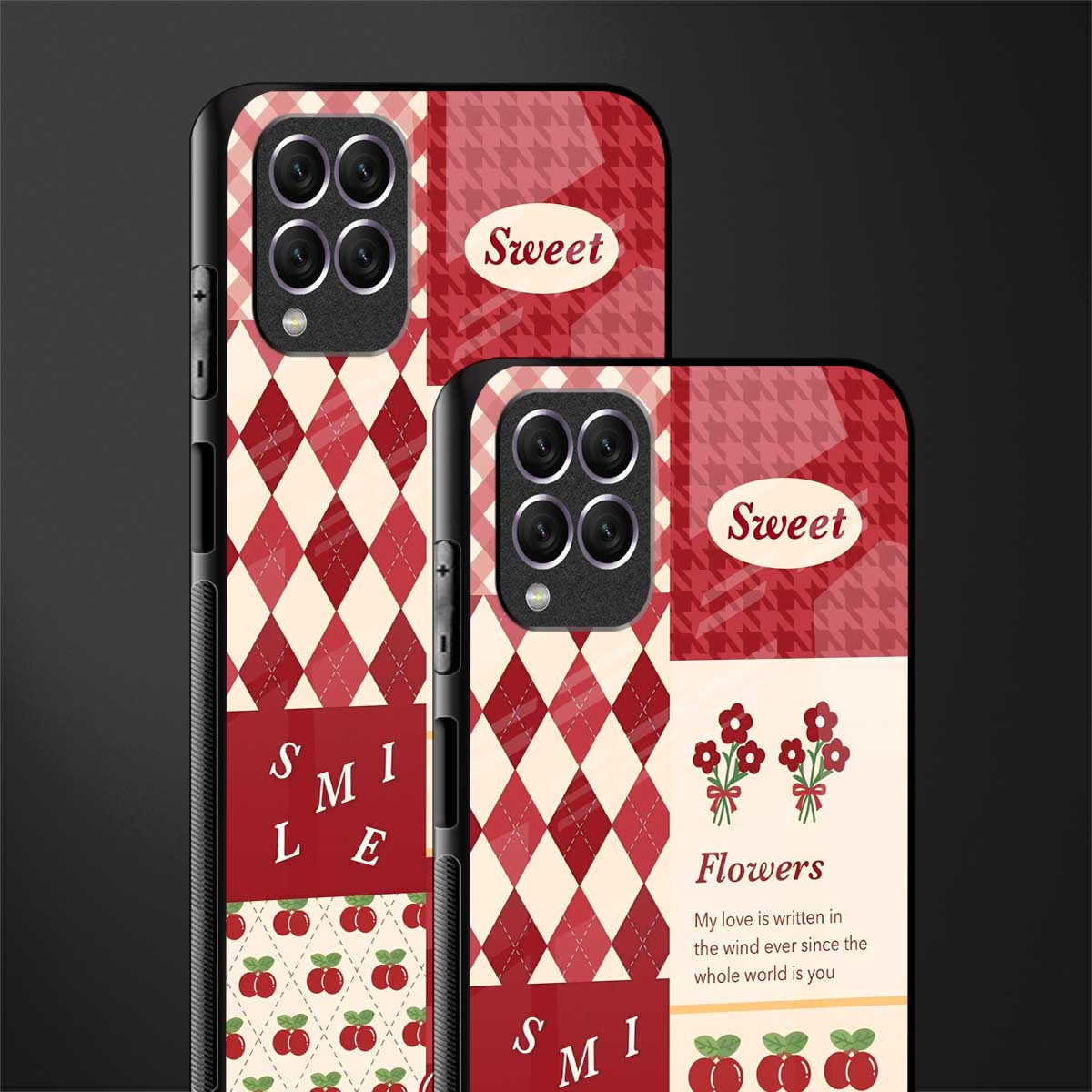 you're my world red edition glass case for samsung galaxy f62 image-2