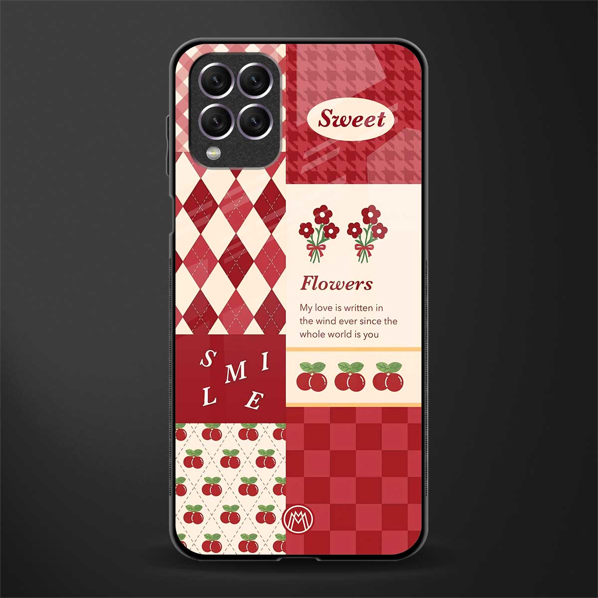you're my world red edition glass case for samsung galaxy f62 image