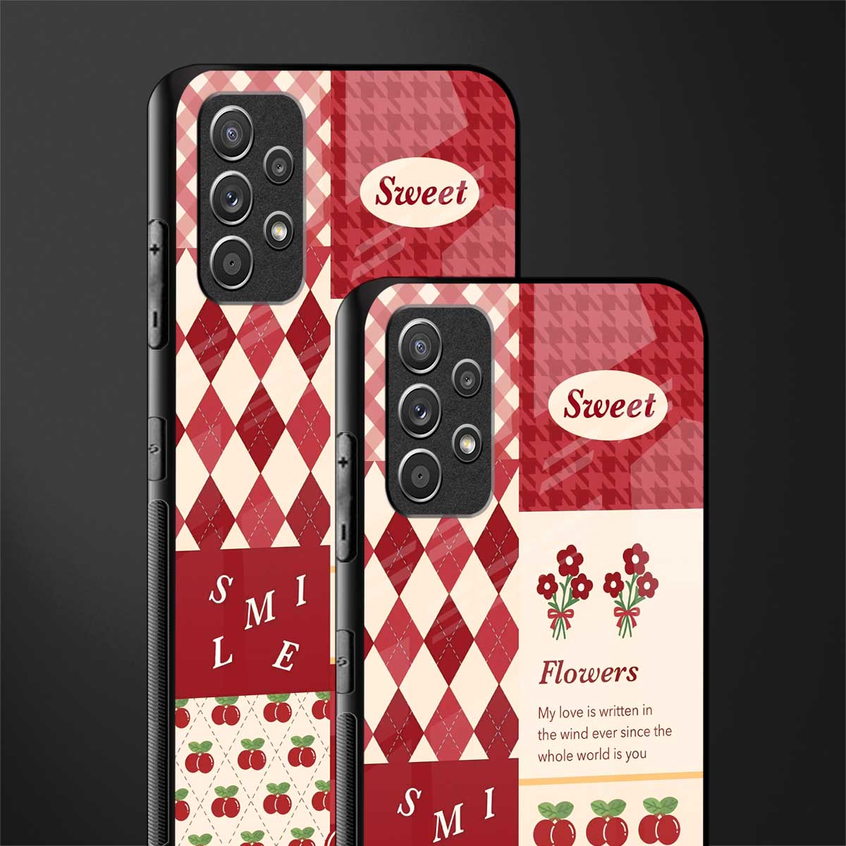 you're my world red edition glass case for samsung galaxy a32 4g image-2